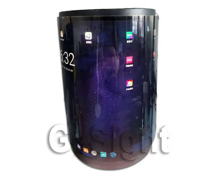 13.3inchBendableOLED1536X204Cylinder