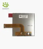 Back view of the BOL035VRM90 3.5-inch 1440×1600 TFT-LCD microdisplay showing rear plate and flex cable