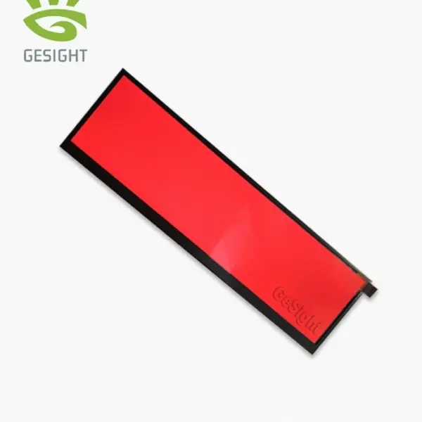 Front view of the NV126B5M-N41 V3.1 ultra-wide TFT-LCD module with protective film applied.