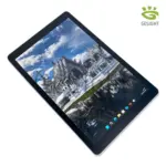 PL801WXGAM 8-inch 800×1280 MIPI TFT LCD module showing a demo image, angled view.