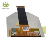 Angled back view of BOE VS021XRM-NW0-DKP0 2.1-inch square TFT-LCD showing the rear FPC and components.