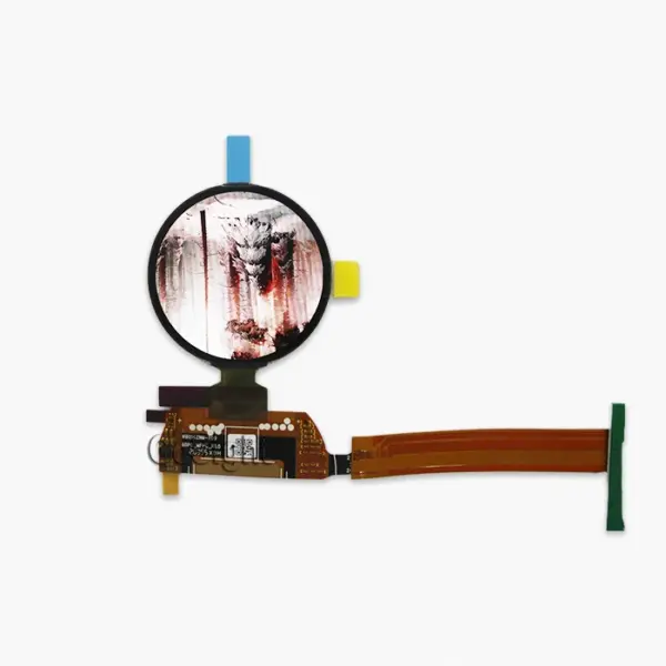 circular AMOLED display image demo