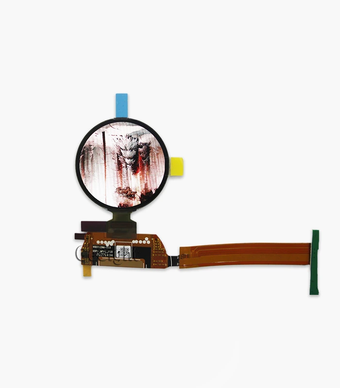 circular AMOLED display image demo