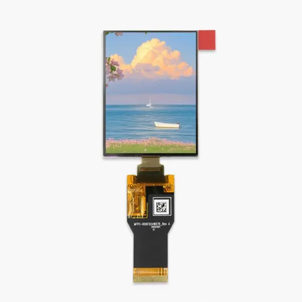 2.4-inch 450x600 AMOLED display module showing vivid color image