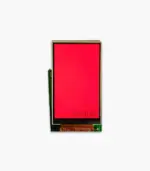 AMOLED display front view red screen