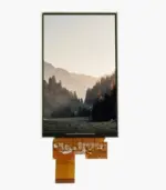3.7-inch 480×800 AMOLED display module front view with scenic image