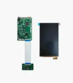 AMOLED display with controller board and FPC connection