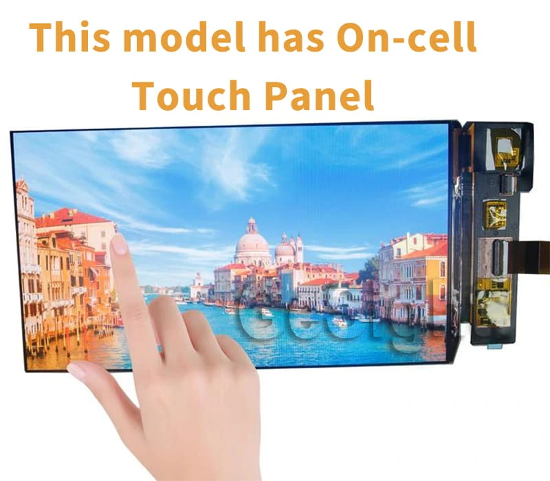 on-cell touch panel, touch interaction demo