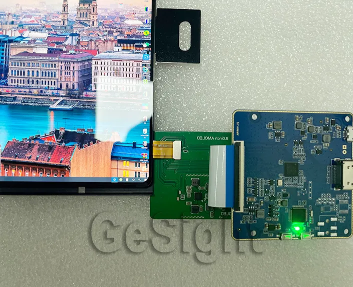 8.01-inch bendable AMOLED demo HDMI board