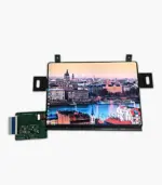 AMOLED front view white background