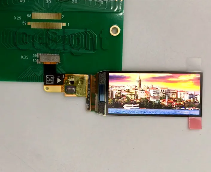 amoled display demo on controller board