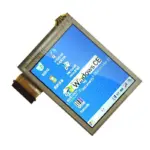 2.6-inch 240x320 AMOLED display showing UI demo screen