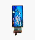 Front view of Gesight 5.99-inch AMOLED display module powered on