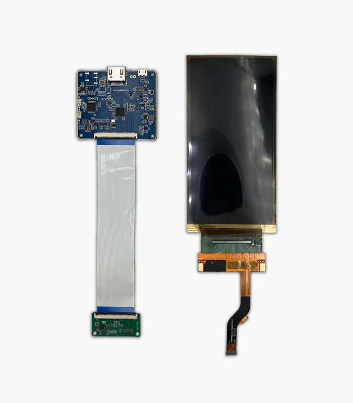 Gesight OLED connected to HDMI controller board for video test