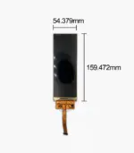 module outline size reference showing 159.472 mm length and 54.379 mm width