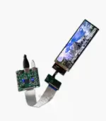display linked to controller board via ribbon cable