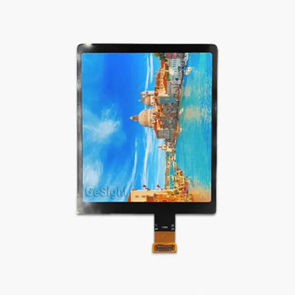 amoled display module, front view, touch screen