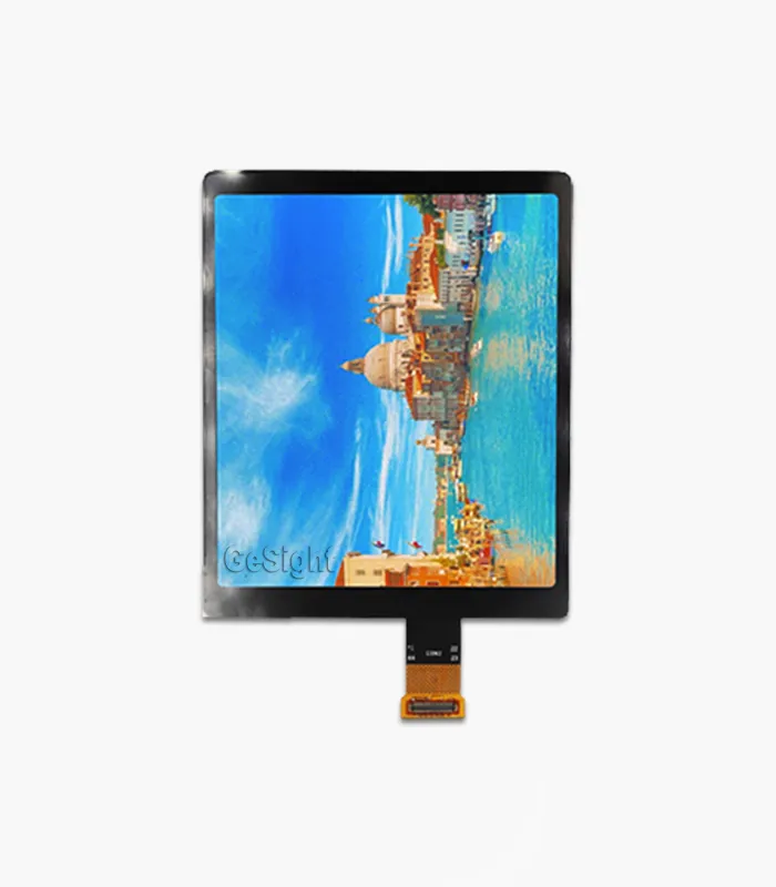 amoled display module, front view, touch screen